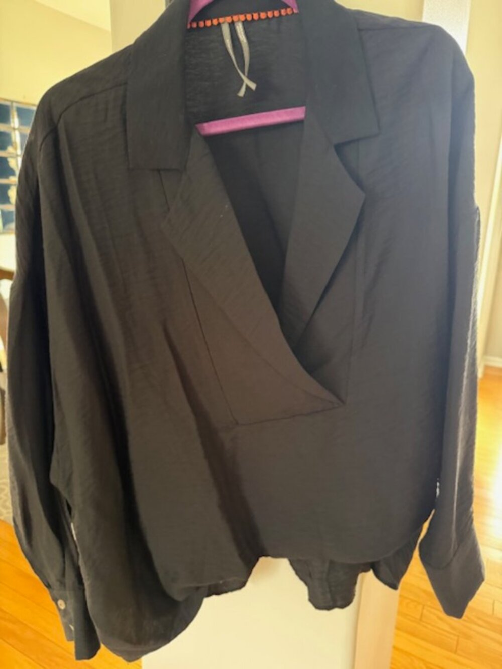 Anthro Black Blouse beautiful. by Anthropologie